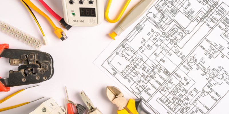 Professional electric wiring system map